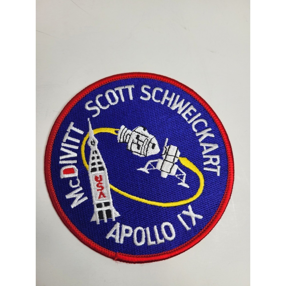 NASA Apollo IX 9 Space Mission Patch Astronaut Spider Gumdrop Willabee & Ward